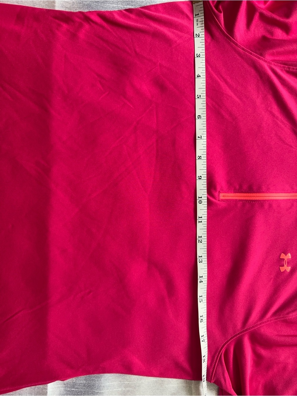 Under Armour Tech Twist Half Zip Hot Pink Pullover Jacket Size Large, EUC - Picture 3 of 10